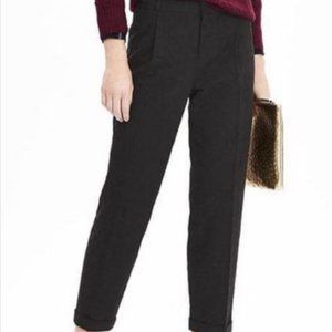 Banana Republic Avery-Fit Jacquard Pleated Pants